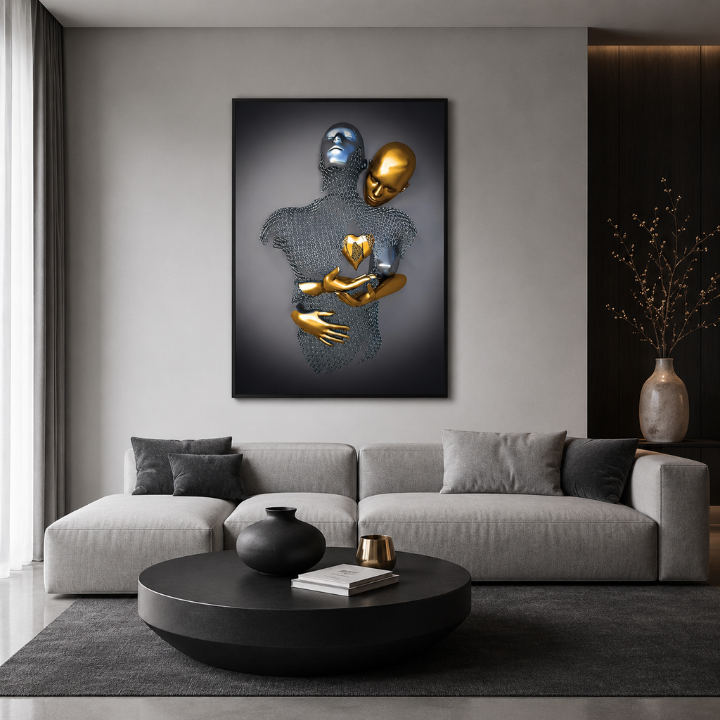 Gold and Silver Wall Art