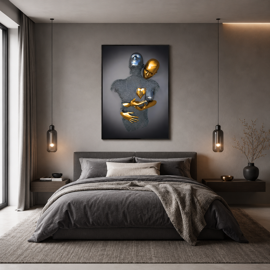 Gold and Silver Wall Art