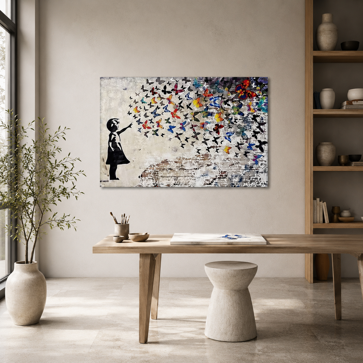 Banksy Inspired Wall Art