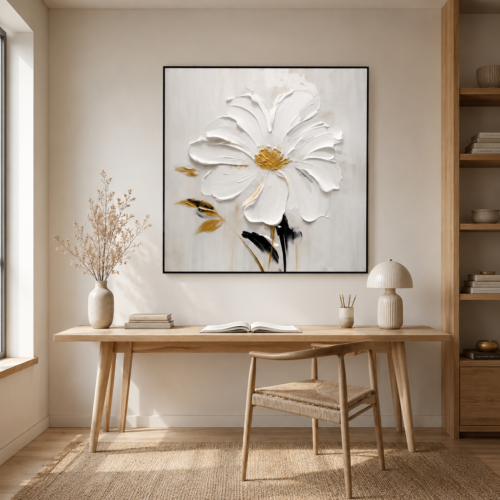 Pure White Bloom — Nature's Quiet Moment