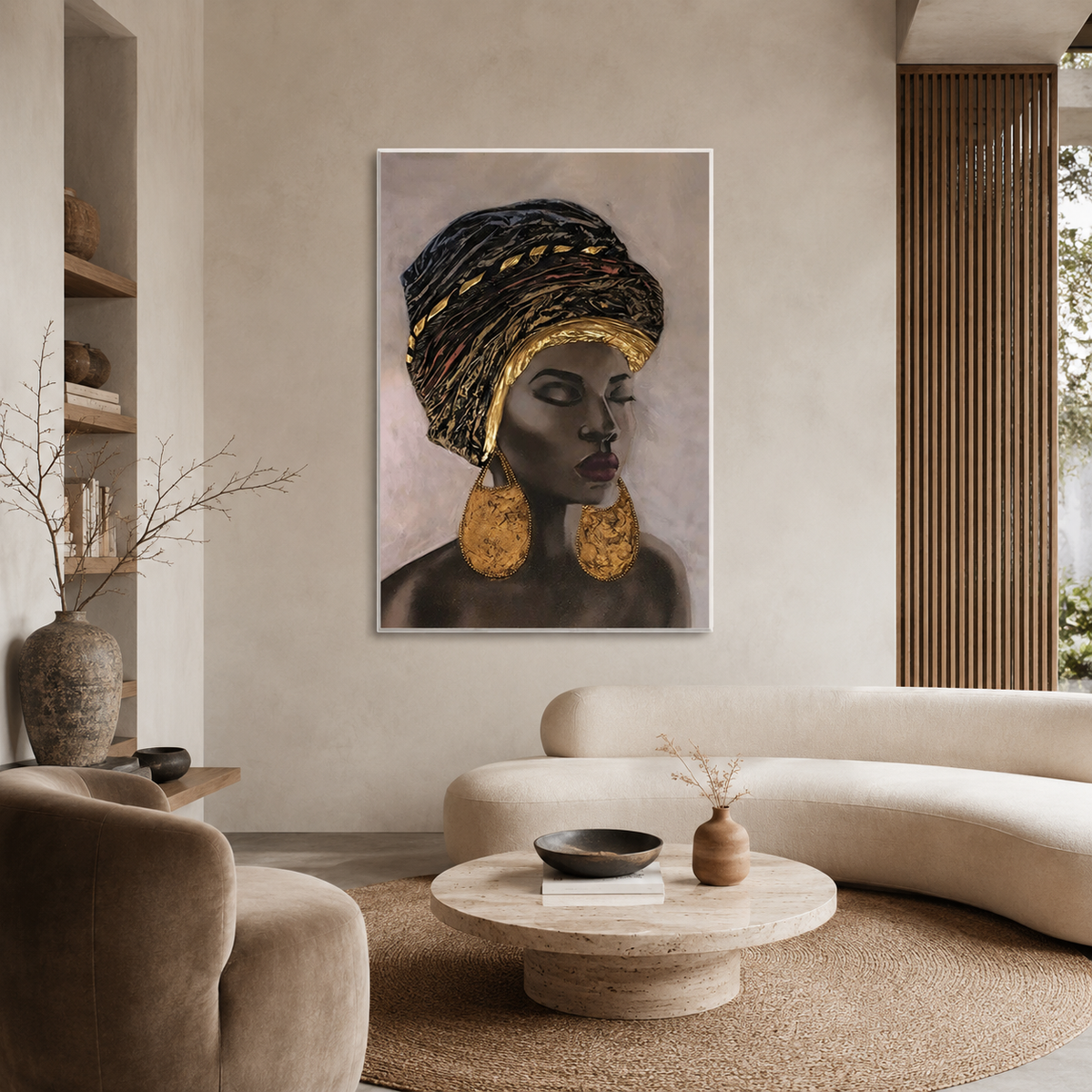 Golden Earrings — A Portrait of Quiet Strength