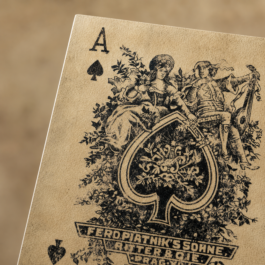 Ace of Spades — Vintage Playing Card