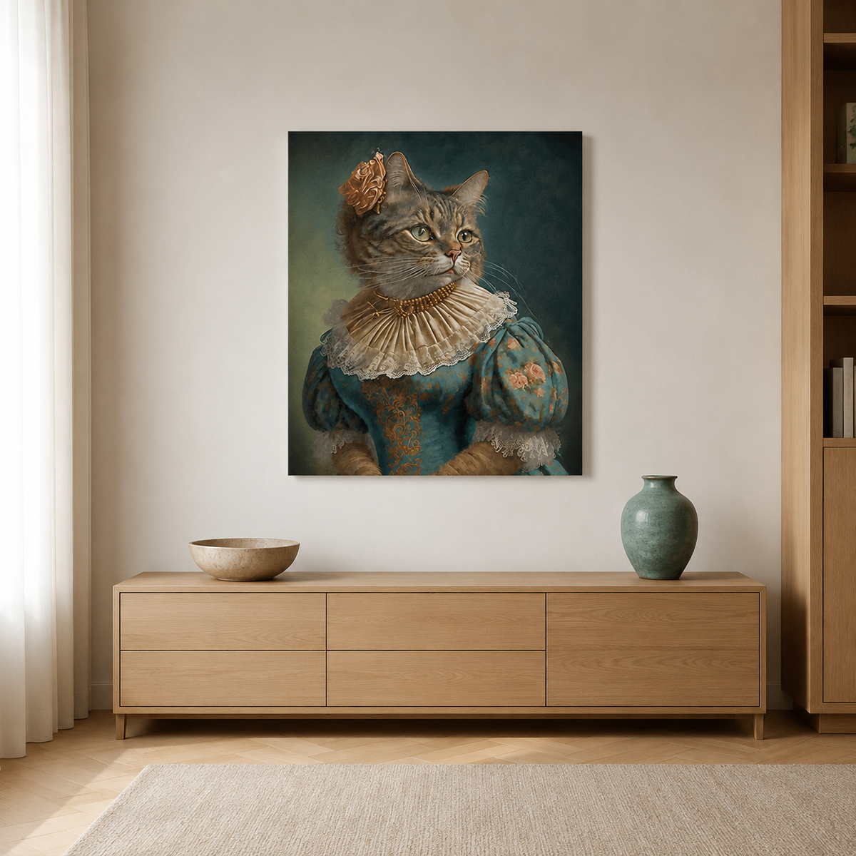 The Distinguished Cat — A Portrait in Dress