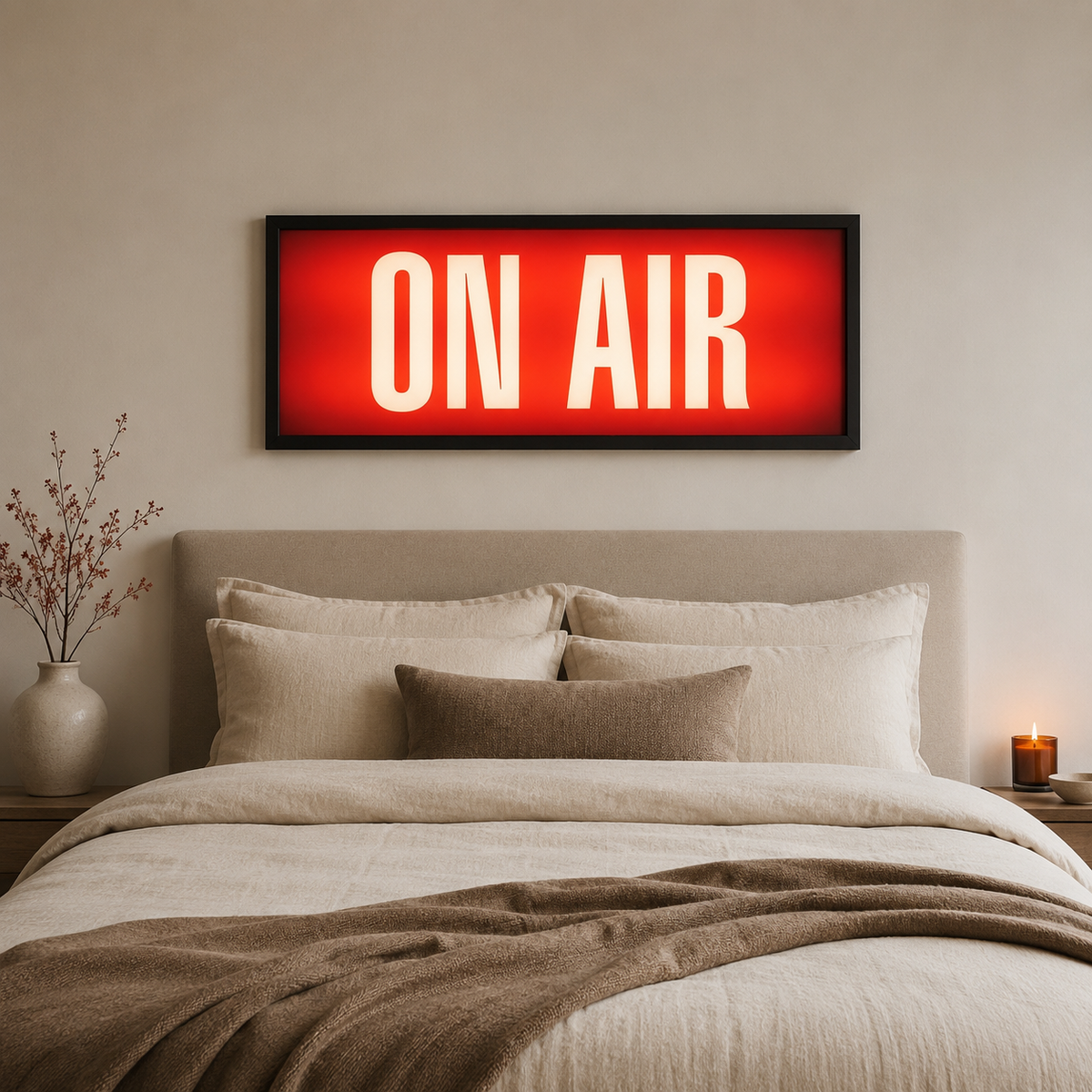 On Air — Retro Lightbox Sign