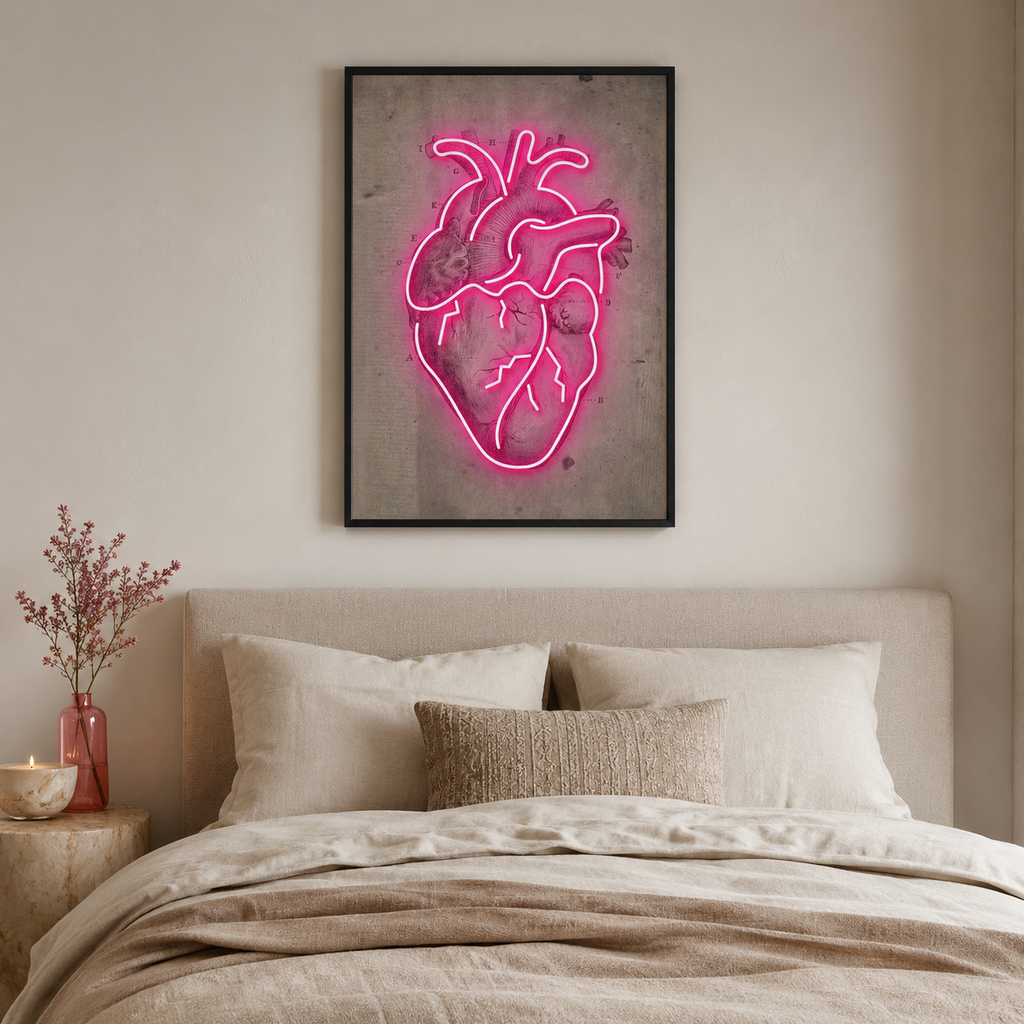 The Neon Heart — An Anatomical Study