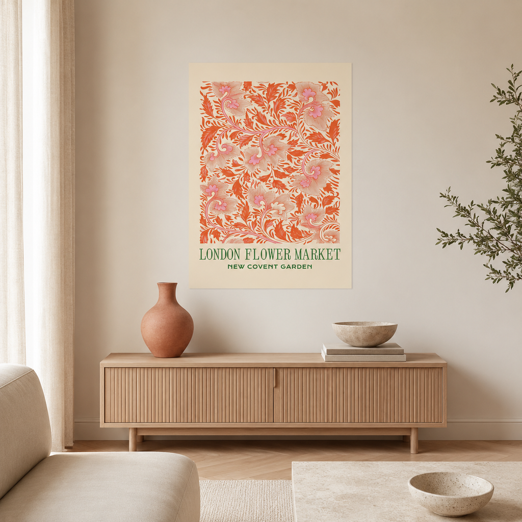 New Covent Garden — London Flower Market Print