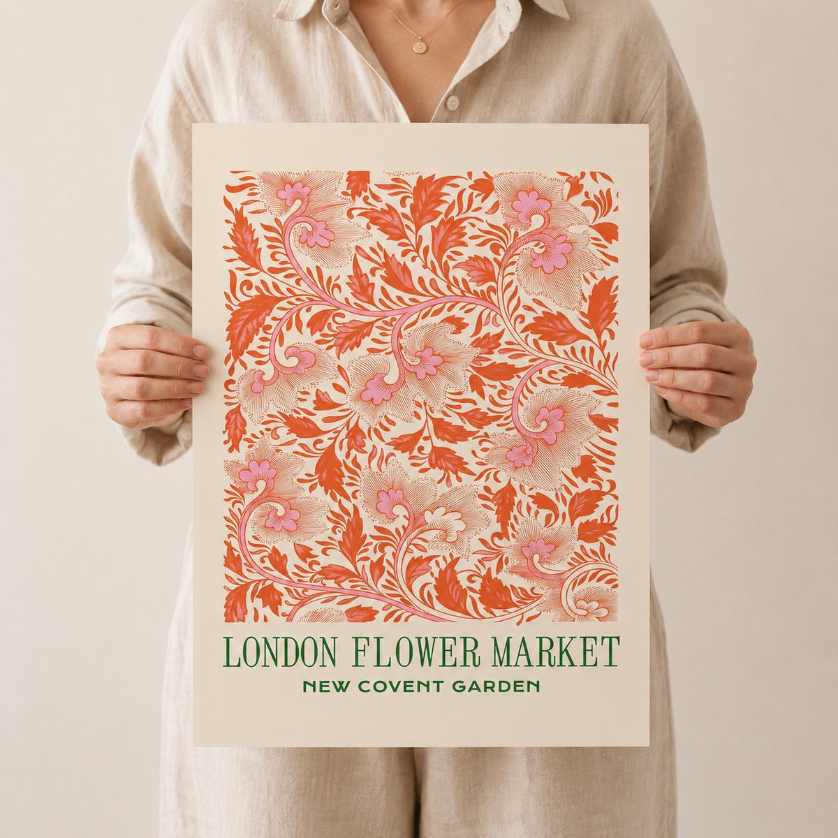 New Covent Garden — London Flower Market Print