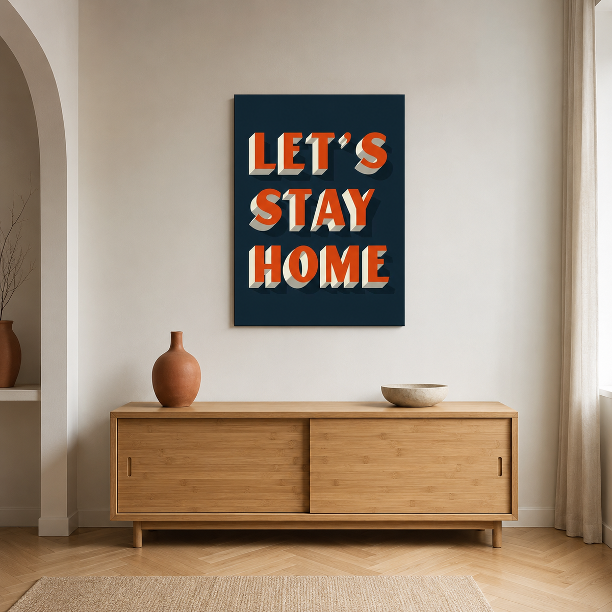 Let's Stay Home — An Orange Homage