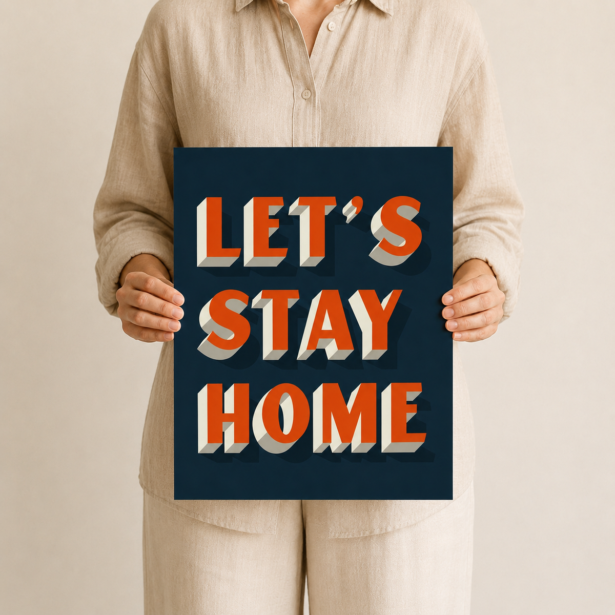 Let's Stay Home — An Orange Homage