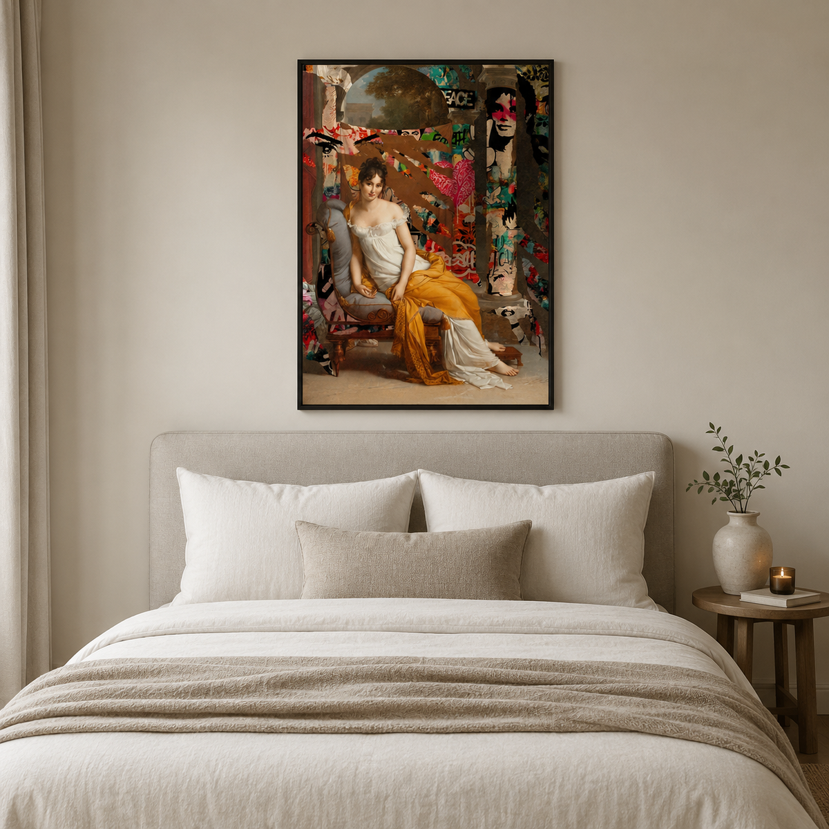 The Classical Rebel — Old Master Meets Street Art
