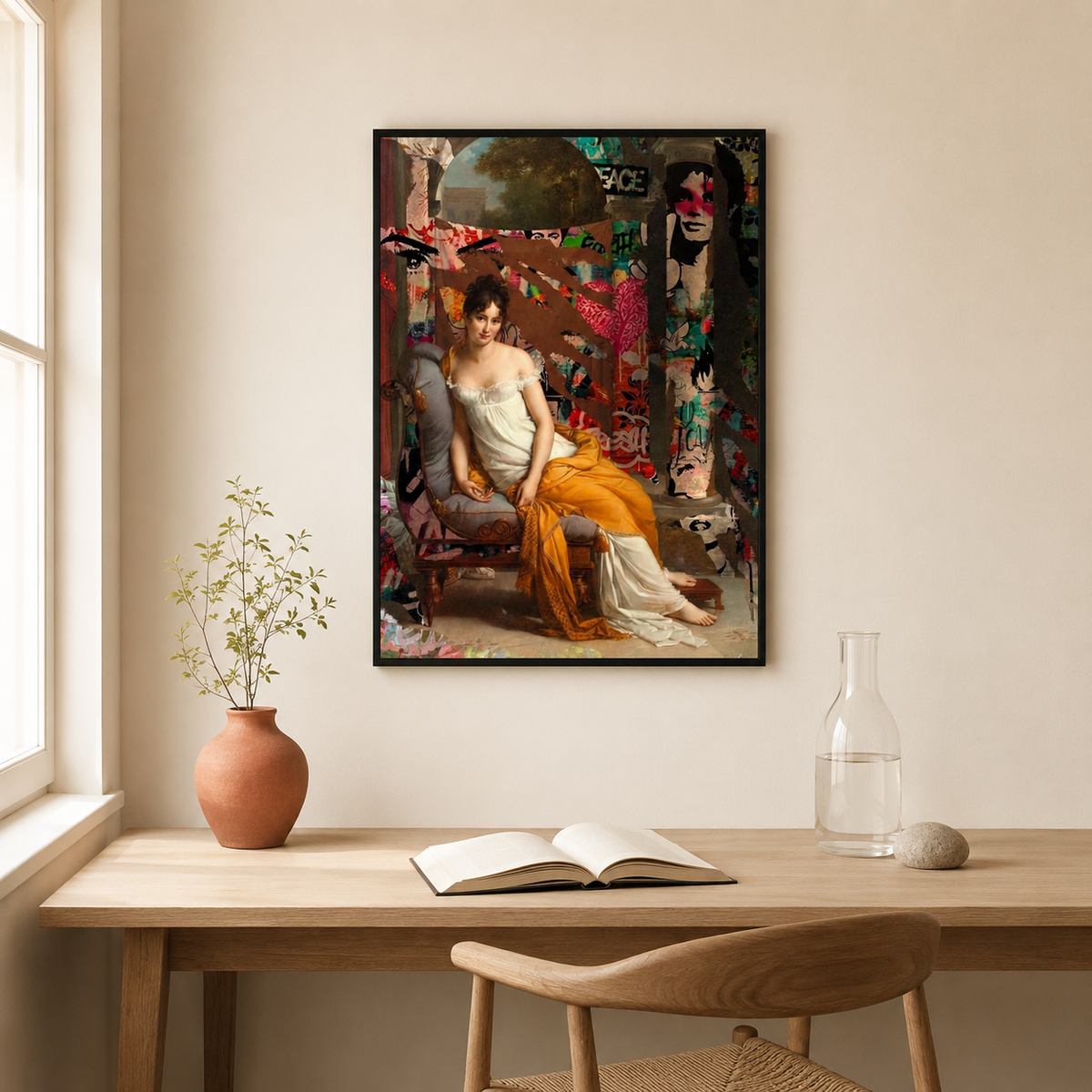 The Classical Rebel — Old Master Meets Street Art