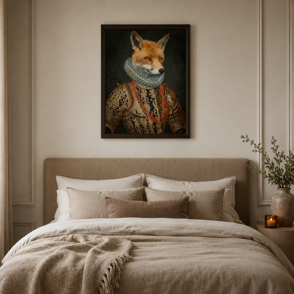The Noble Fox — A Renaissance Portrait